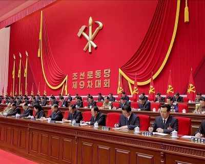 2026년 2월 22일 노동당 제9차 대회에서, 김정은 국무위원장이 당 총비서로 추대되었다. [조선중앙TV화면]┃출처: 연합뉴스